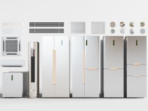 现代不锈钢电冰箱空调出风口