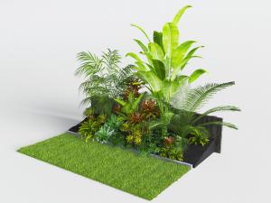 现代花坛植物景观小品