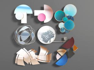 现代轻奢墙饰挂件