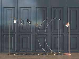 现代轻奢落地灯