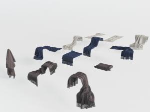 不同造型的沙发盖毯