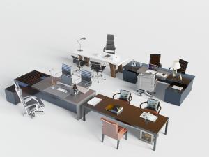 现代办公老板台老板桌