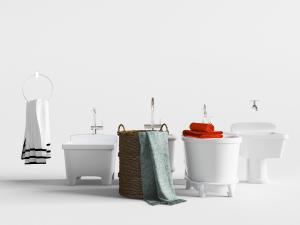 现代陶瓷拖把池