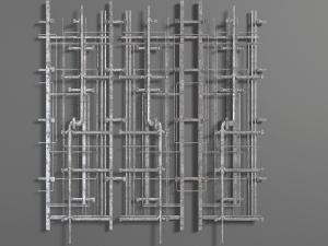 工业风水管吊顶