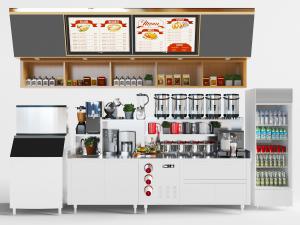 现代饮料料理台保鲜柜