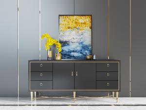 新中式玄关柜边柜