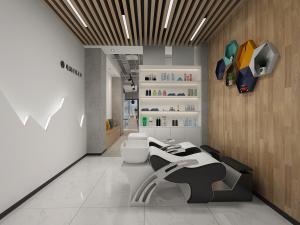 北欧美容美发理发店洗头区