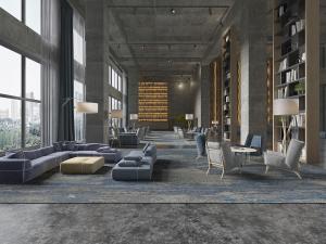 北欧售楼处大厅洽谈区