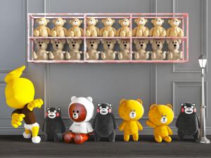 儿童动物布艺玩偶玩具