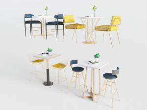 现代轻奢吧桌吧椅