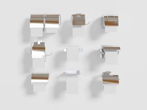 现代金属卫生卷纸收纳盒