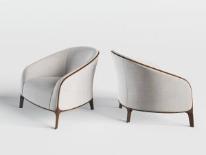 新中式单人沙发3d模型 新中式单人沙发