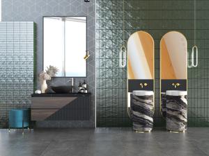 现代轻奢洗手台洗手盆