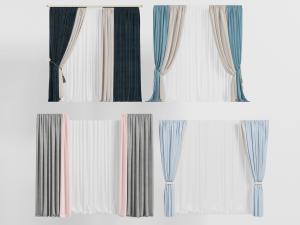 北欧布艺窗帘窗纱