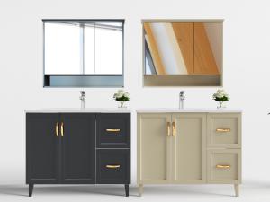 北欧实木洗手台洗手盆