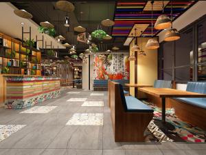 工业风餐馆饭店吧台