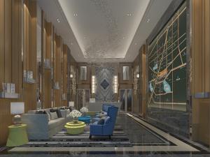 后现代售楼处大厅洽谈区