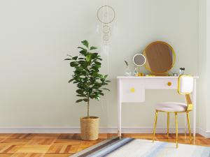 北欧白色梳妆化妆台