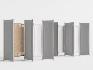 中式可移动屏风