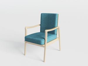 北欧实木边框的餐椅