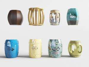 中式孤星坐墩坐凳