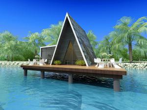 现代海景房露台