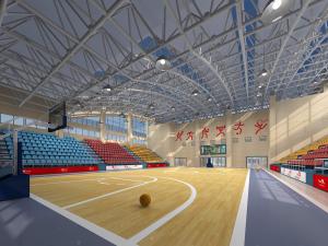 现代体育馆篮球场看台