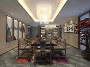 新中式董事长总经理办公室会议室