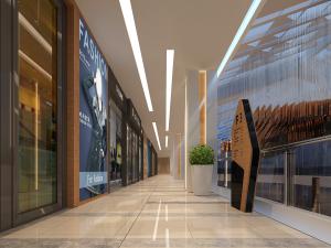 现代商场过道走廊