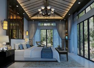 新中式酒店客房卧室