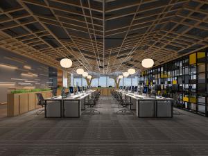 工业风公共办公区