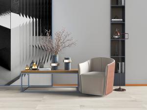 新中式单人沙发、落地灯3d模型 新中式单人沙发、落地灯