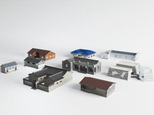 中式仿古建筑四合院