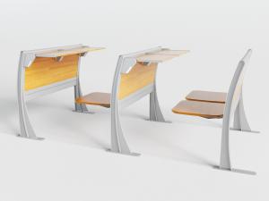 现代会议室、报告厅、教室大学课桌椅