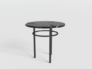 现代大理石圆形边几3d模型 现代大理石圆形边几