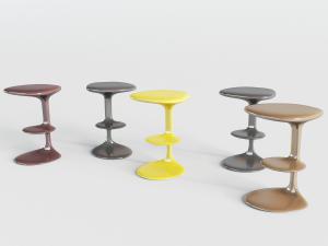 现代带脚蹬的吧凳