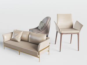 现代轻奢多人沙发休闲椅子