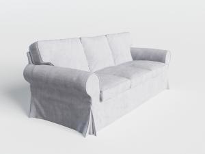 北欧布艺多人沙发3d模型 北欧布艺多人沙发