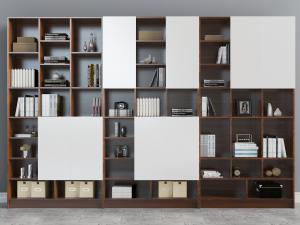 北欧实木装饰置物架