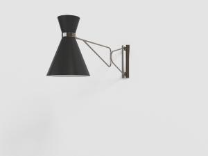 现代金属灯罩的壁灯