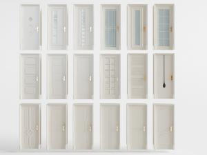 北欧实木平开门