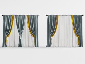 北欧布艺窗帘窗纱