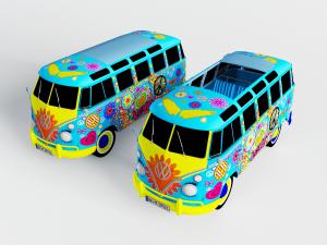 现代儿童玩具公交车