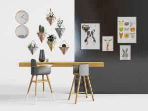 北欧实木吧台吧椅