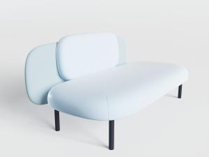 现代轻奢多人沙发3d模型 现代轻奢多人沙发