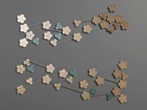 新中式梅花墙饰挂件