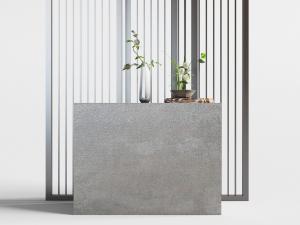 中式水泥端景台、花瓶花卉3d模型 中式水泥端景台、花瓶花卉