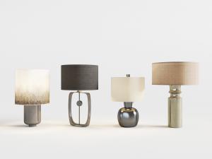 新中式布艺灯罩台灯