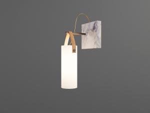 新中式大理石灯座的壁灯