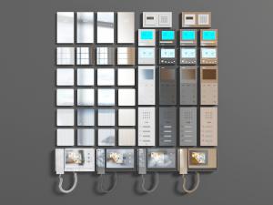 现代楼层带显示屏的对讲机、可视电话